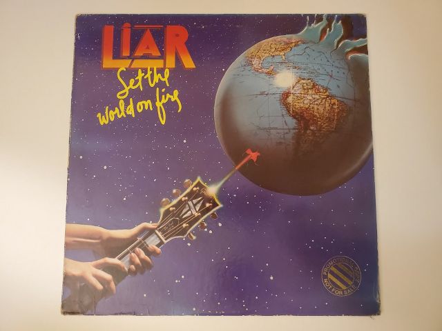 Liar Set the World on Fire vinyl record