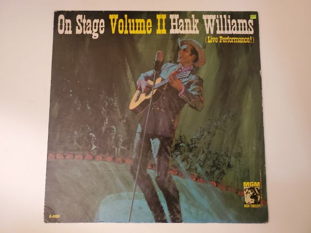 Hank Williams On Stage Volume II vinyl record