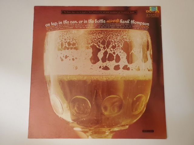 Hank Thompson On Tap, In the Can, or in the Bottle vinyl record