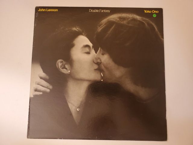 John Lennon and Yoko Ono Double Fantasy vinyl record