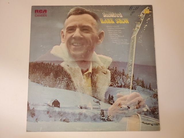 Hank Snow Snowbird vinyl record