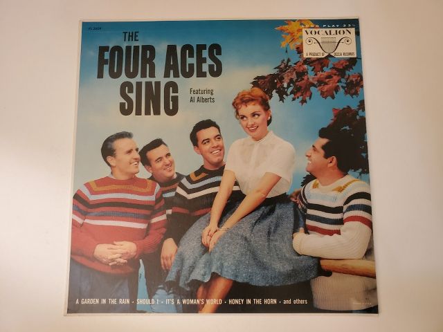 The Four Aces featuring Al Alberts Sing vinyl record