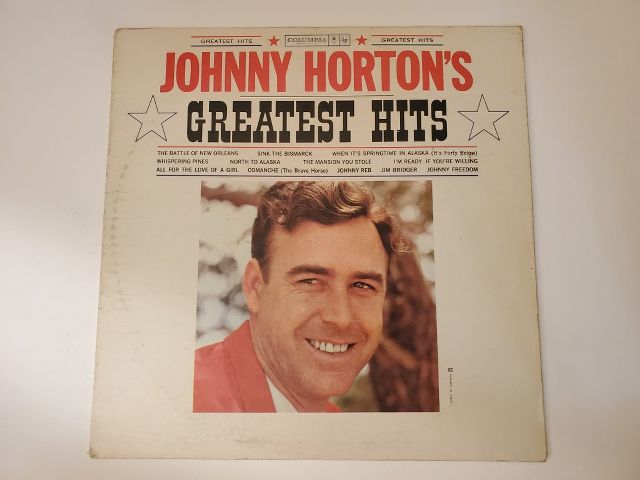 Johnny Horton Greatest Hits vinyl record
