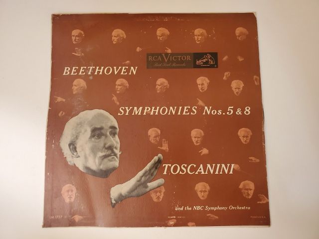 Arturo Toscanini Beethoven Symphonies Nos. 5 & 8 vinyl record
