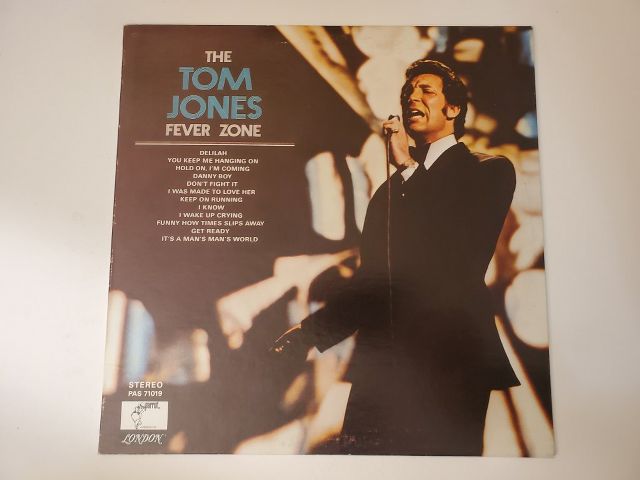 Tom Jones Fever Zone vinyl record