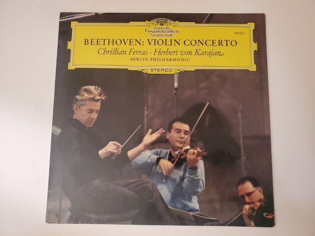 Christian Ferras, Herbert von Karajan, Berlin Philharmonic Beethoven Violin Concerto vinyl record