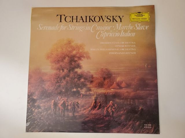 Tchaikovsky Serenade for Strings in C major / Marche Slave / Capriccio Italien vinyl record