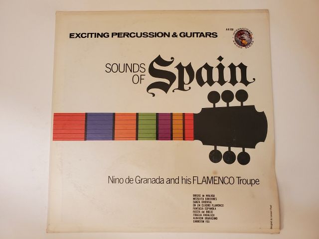 Nino de Granada and his Flamenco Troupe Sounds of Spain vinyl record
