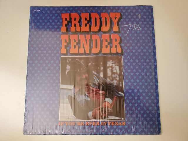 Freddy Fender If You're Ever in Texas vinyl record