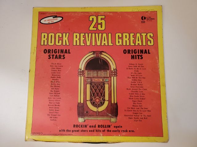 Various Artists 25 Rock Revival Greats vinyl record