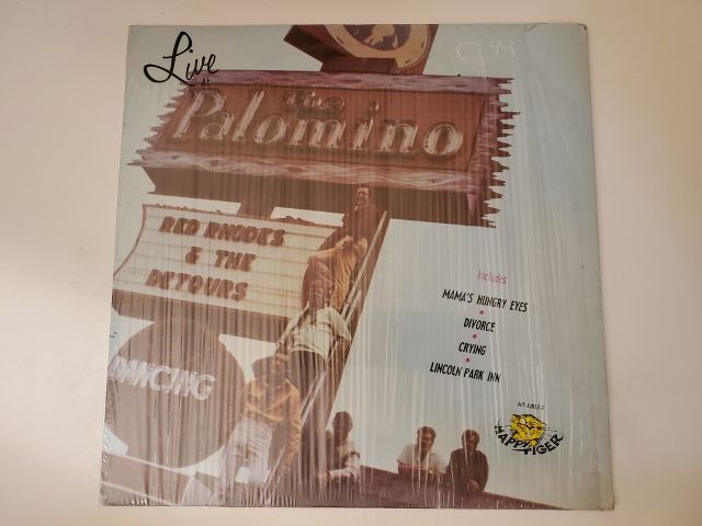 Red Rhodes & The Detours Live at The Palomino vinyl record