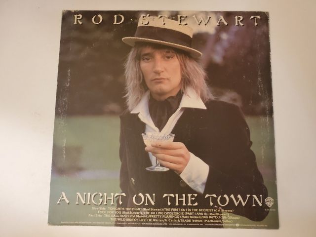 Rod Stewart A Night on the Town vinyl record
