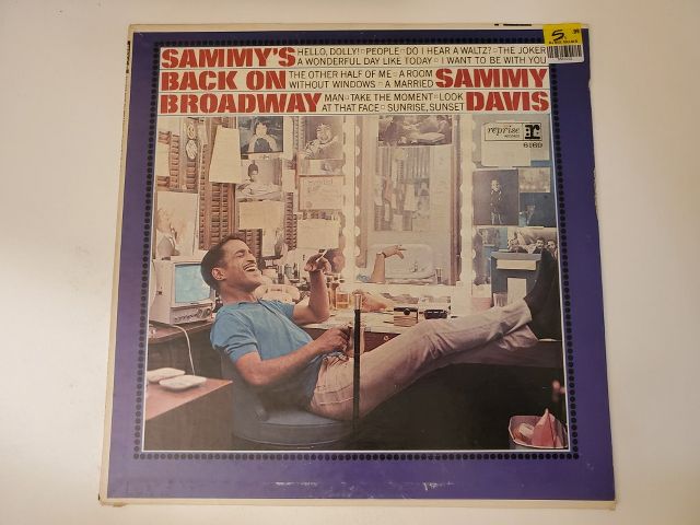 Sammy Davis Jr. Sammy's Back on Broadway vinyl record