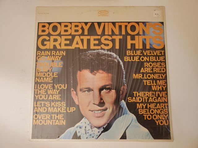 Bobby Vinton Bobby Vinton's Greatest Hits vinyl record