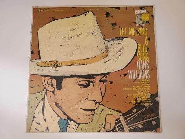 Hank Williams Let Me Sing a Blue Song vinyl record