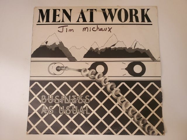 Men at Work Business as Usual vinyl record
