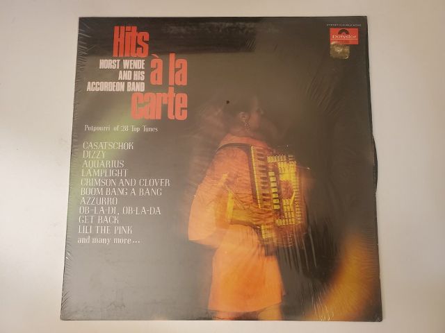 Horst Wende and His Accordion Band Hits ? la Carte vinyl record