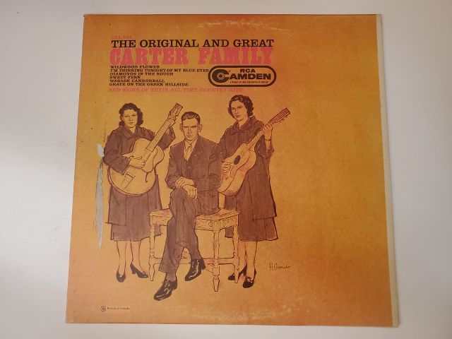 The Carter Family The Original and Great Carter Family vinyl record