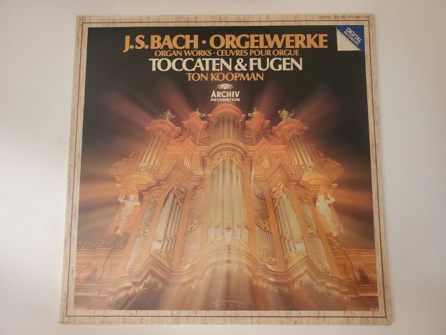 Ton Koopman J.S. Bach: Orgelwerke - Toccaten & Fugen vinyl record
