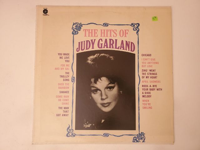 Judy Garland The Hits of Judy Garland vinyl record