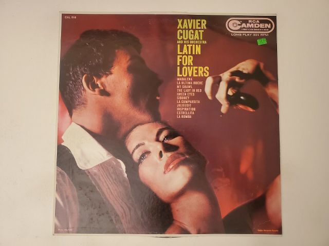 Xavier Cugat and His Orchestra Latin for Lovers vinyl record