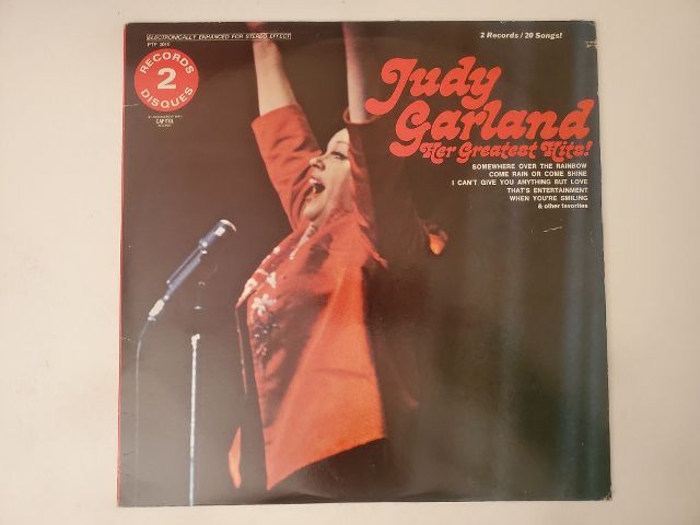 Judy Garland Her Greatest Hits vinyl record