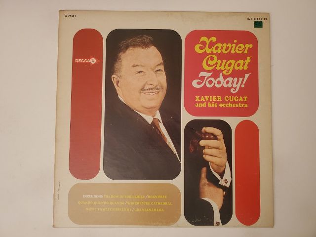 Xavier Cugat and His Orchestra Xavier Cugat Today! vinyl record