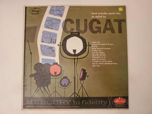 Xavier Cugat Most Popular Movie Hits as Styled by Cugat vinyl record