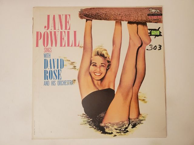 Jane Powell with David Rose and His Orchestra Jane Powell Sings with David Rose and His Orchestra vinyl record