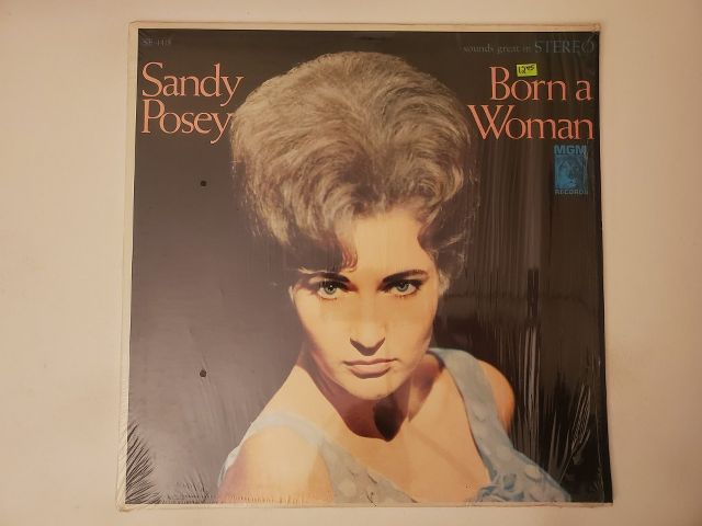 Sandy Posey Born a Woman vinyl record