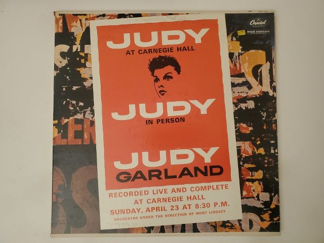 Judy Garland Judy at Carnegie Hall vinyl record