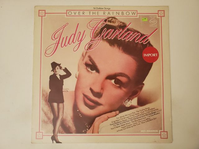 Judy Garland Over the Rainbow vinyl record