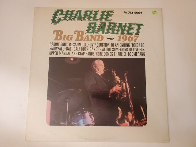 Charlie Barnet Big Band 1967 vinyl record