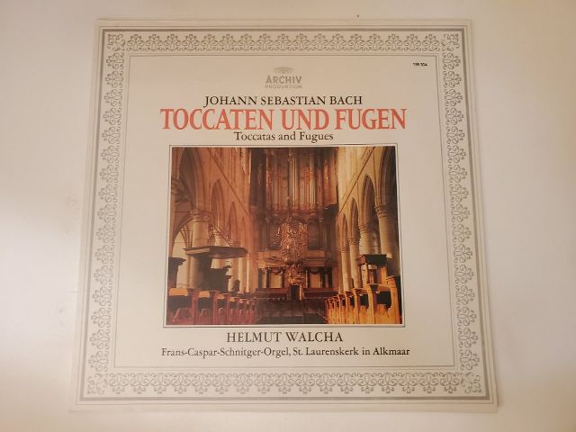Johann Sebastian Bach Toccaten und Fugen vinyl record