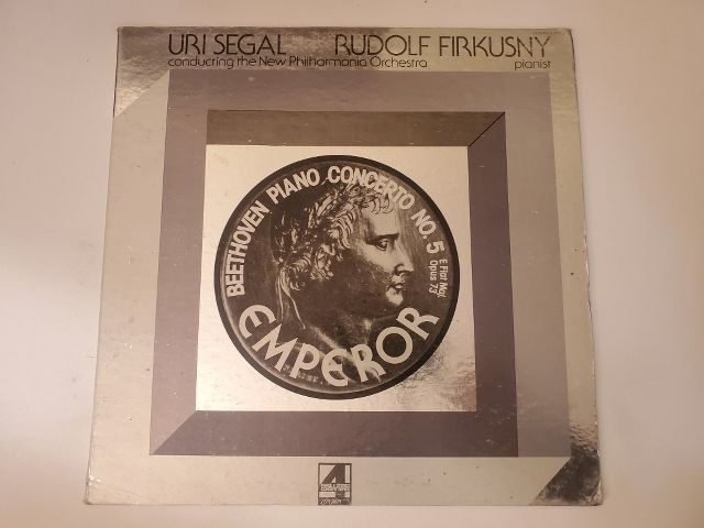 Uri Segal, Rudolf Firkusny Beethoven Piano Concerto No. 5 Emperor vinyl record