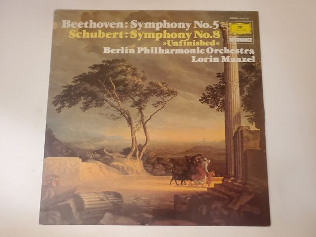 Berlin Philharmonic Orchestra, Lorin Maazel Beethoven Symphony No. 5 / Schubert Symphony No. 8 'Unfinished' vinyl record