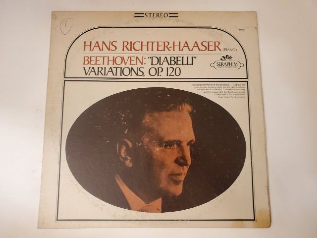 Hans Richter-Haaser Beethoven: 'Diabelli' Variations, Op. 120 vinyl record