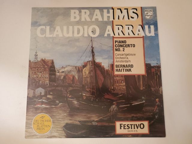 Claudio Arrau Brahms Piano Concerto No. 2 vinyl record