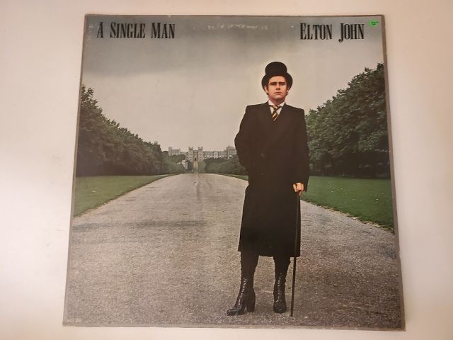 Elton John A Single Man vinyl record