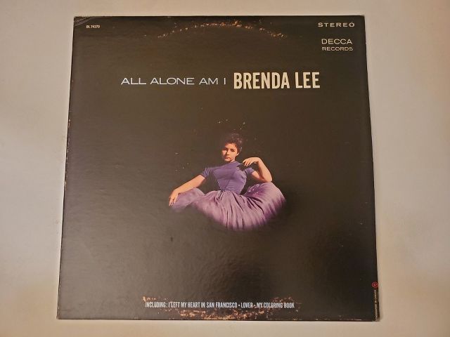Brenda Lee All Alone Am I vinyl record
