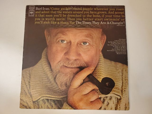 Burl Ives The Times They Are A-Changin' vinyl record