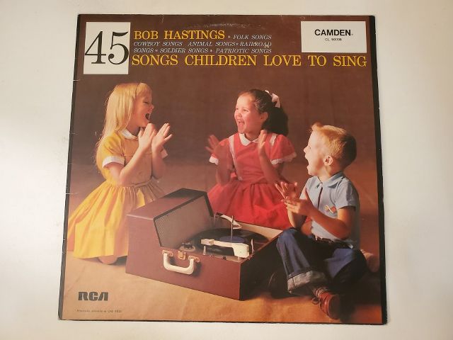 Bob Hastings Songs Children Love to Sing vinyl record