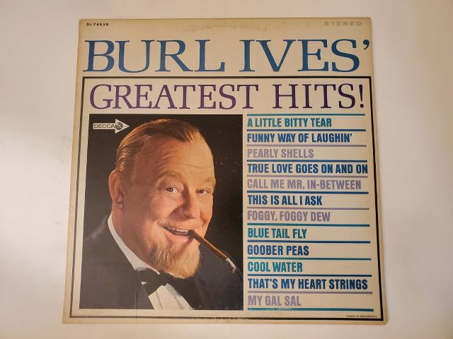 Burl Ives Greatest Hits vinyl record