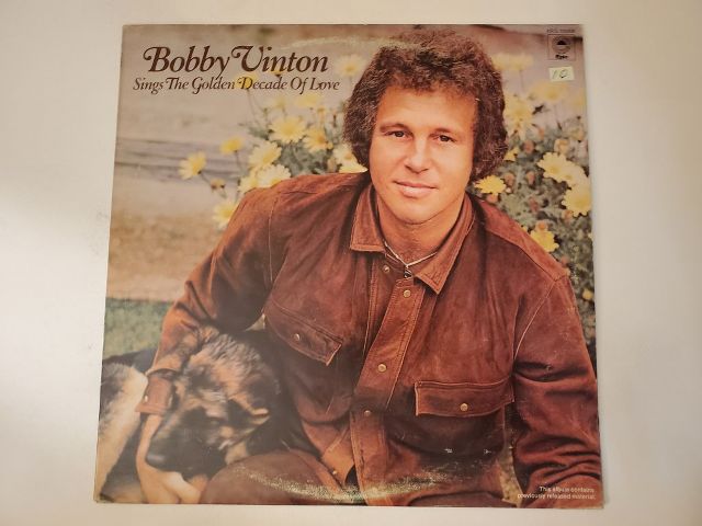 Bobby Vinton Sings The Golden Decade Of Love vinyl record