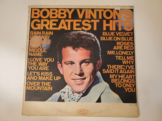 Bobby Vinton Bobby Vinton's Greatest Hits vinyl record