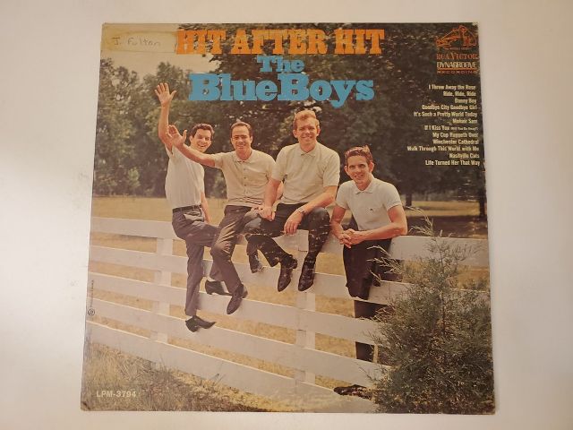The Blue Boys Hit After Hit vinyl record