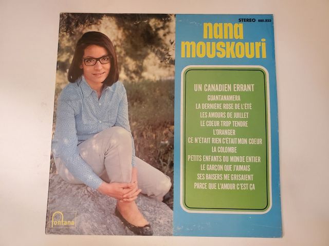 Nana Mouskouri Un Canadien Errant vinyl record