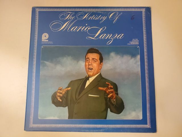 Mario Lanza The Artistry of Mario Lanza vinyl record