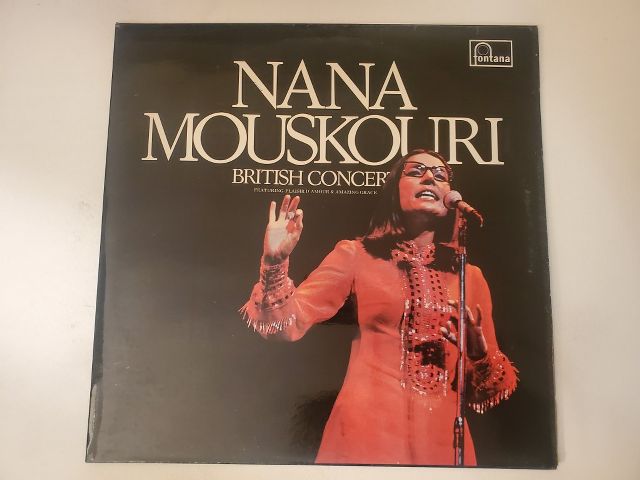 Nana Mouskouri British Concert vinyl record