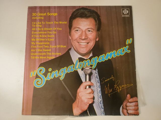 Max Bygraves Singalongamax vinyl record